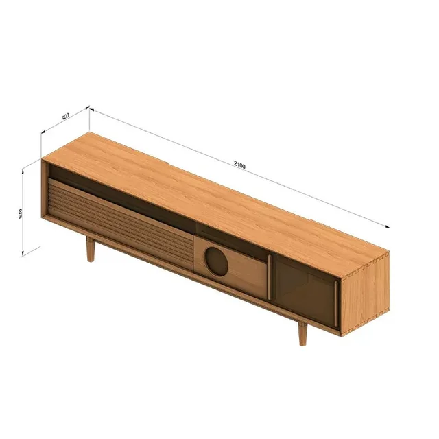 ตู้วางทีวีสไตล์นอร์ดิก รุ่น Cooper - Image 8