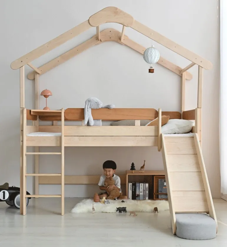 บ้านไม้เตียงเด็ก Flying house bed - Image 5