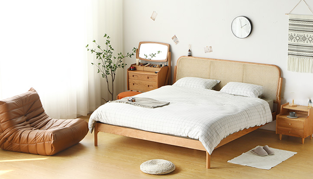 เตียงไม้บุหวาย สไตล์รีสอร์ท - Image 3