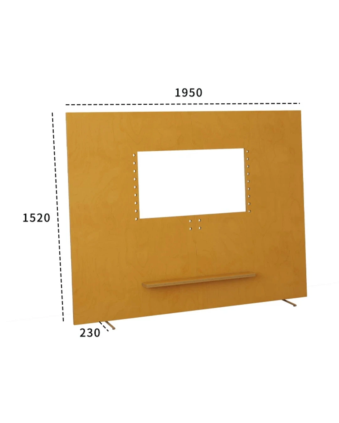 ขาตั้งทีวีแบบเคลื่อนย้ายได้ รุ่น Sorai (สีสไตล์เรโทร, สีเชอร์รี่, สีดำ) - Image 8