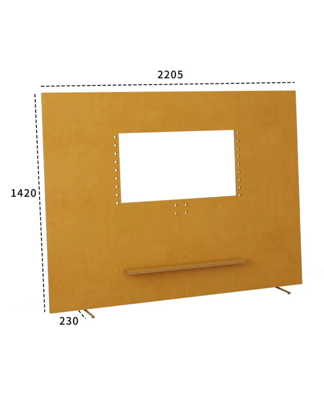 ขาตั้งทีวีแบบเคลื่อนย้ายได้ รุ่น Sorai (สีสไตล์เรโทร, สีเชอร์รี่, สีดำ) - Image 9